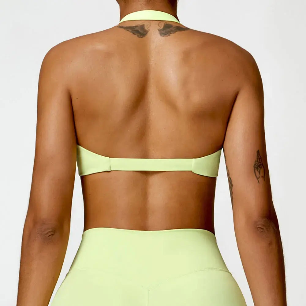 Halter Top Sports Bra
