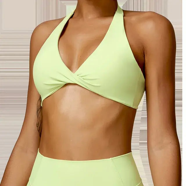 Halter Top Sports Bra
