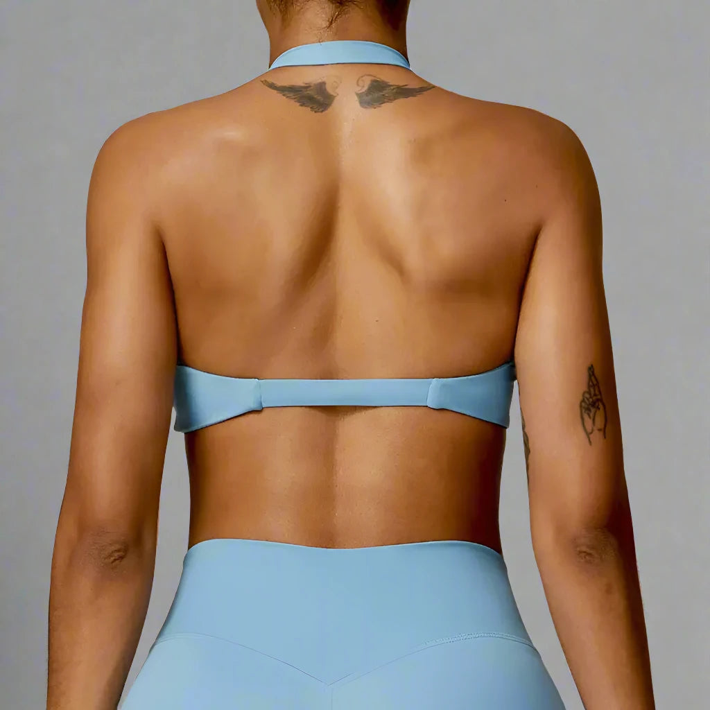 Halter Top Sports Bra