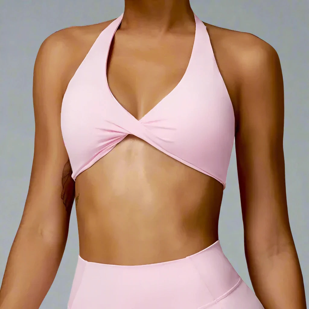 Halter Top Sports Bra