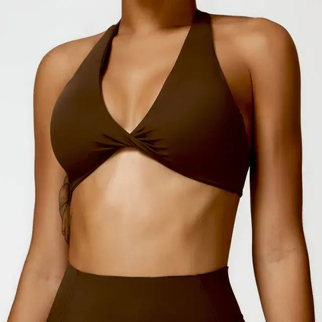 Halter Top Sports Bra
