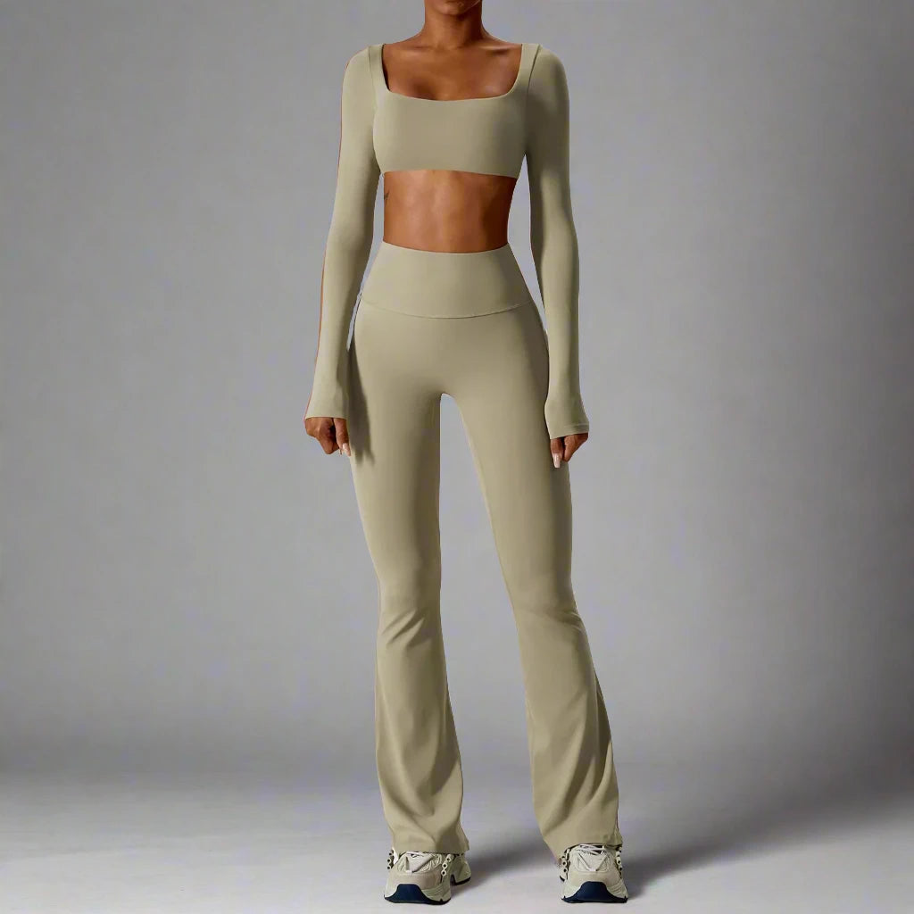 Yoga Set: Crop Top & Leggings