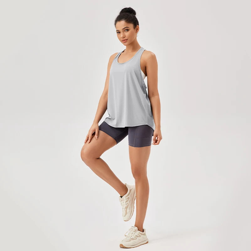 Quick Dry Sleeveless Gym Top