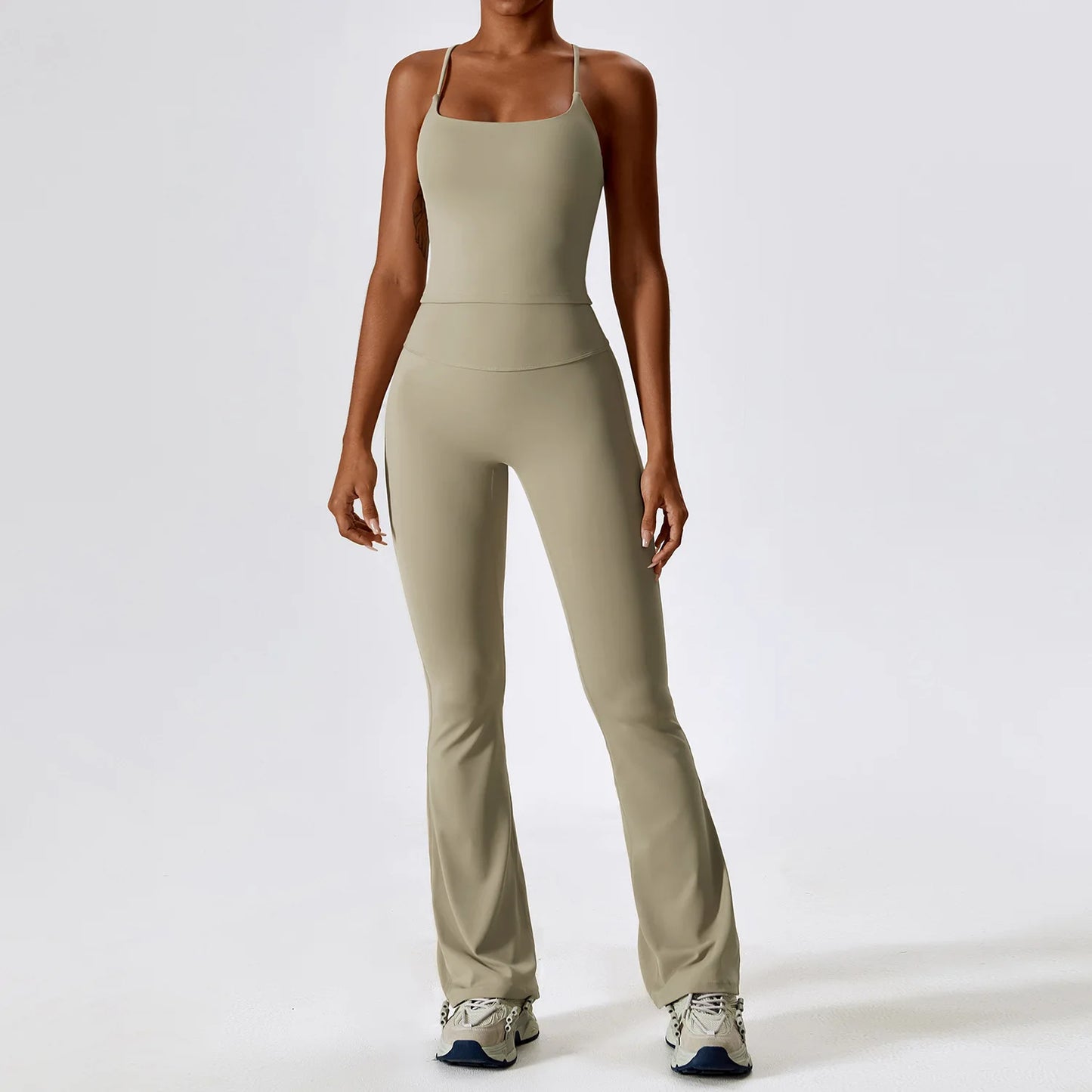 Yoga Set: Crop Top & Leggings