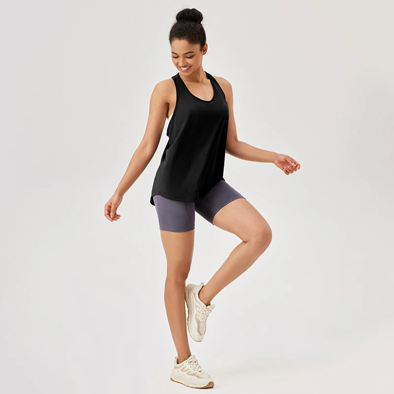 Quick Dry Sleeveless Gym Top