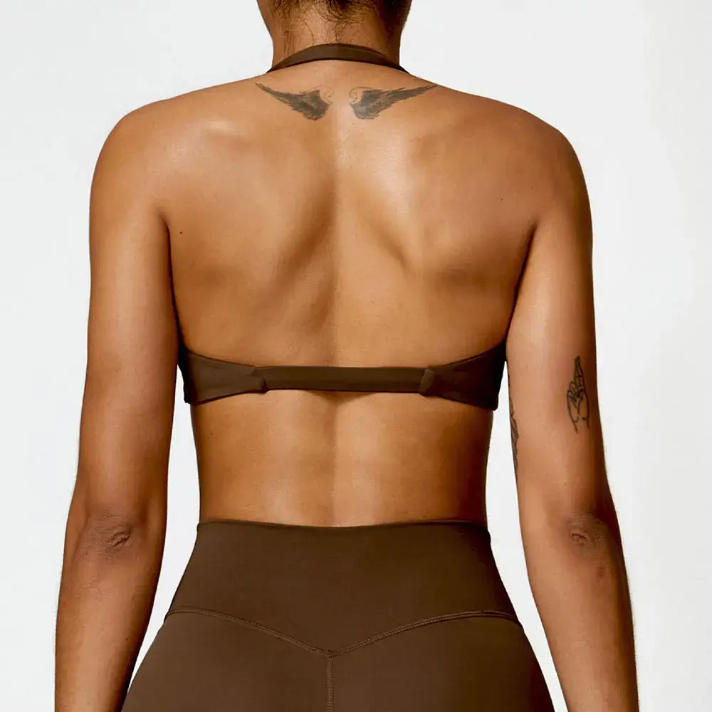 Halter Top Sports Bra