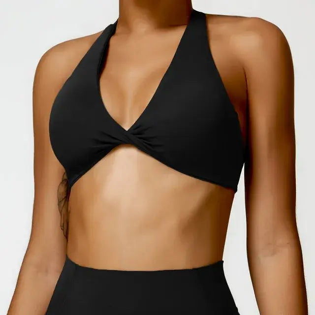 Halter Top Sports Bra