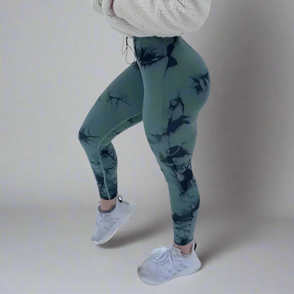 VividFlex Tie-Dye Leggings